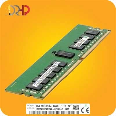 HP 32GB (1x32GB) Quad Rank x4 PC3L-8500 (DDR3-1066) Registered CAS-7 LP Memory Kit