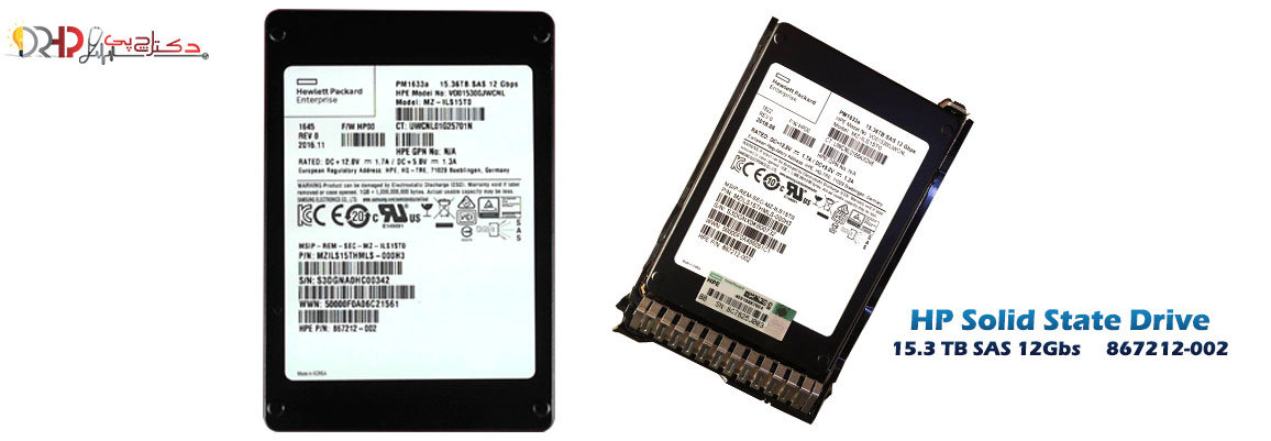 فروش و قیمت HP Solid State Drive 15.3 TB SAS 12Gbs 867212-002